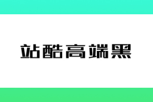 站酷高端黑